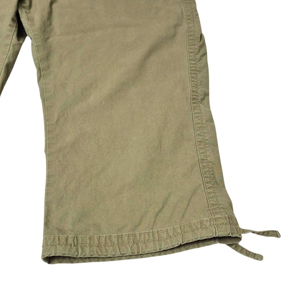 Vintage Lee Just Below The Waist Light Green Capri Pants, Stretch, Women's 10M - Picture 10 of 11